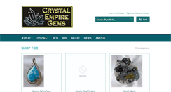 Desktop Screenshot of crystalempiregems.com